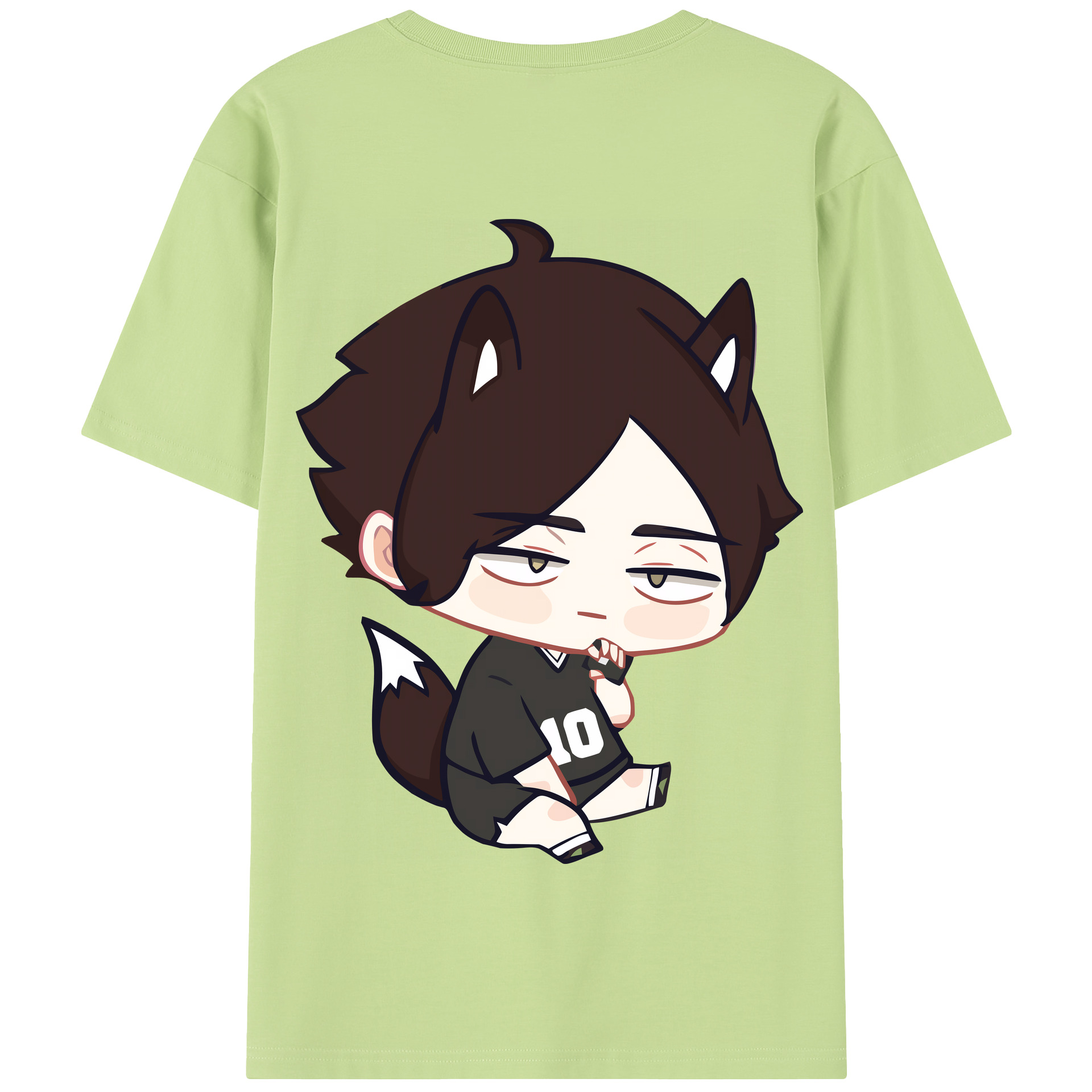 （画像用） ハイキュー!! Haikyu!! 綿100％半袖Tシャツ（背面プリント）